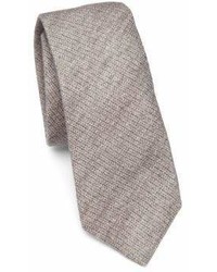 Brunello Cucinelli Solid Wool Silk Knit Tie