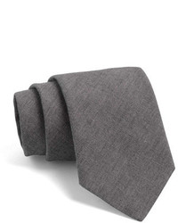 Todd Snyder White Label Fulton Crosshatch Tie In Dark Grey