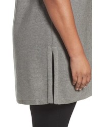 Eileen Fisher Plus Size Tencel Wool Sleeveless Tunic