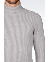 Emporio Armani Turtleneck Sweater In Cashmere Wool