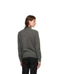 Saint Laurent Grey Camel Hair Sweater