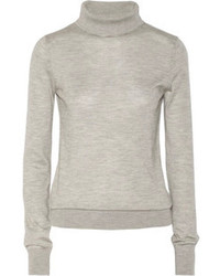 The Row Linden Cashmere And Silk Blend Turtleneck Sweater