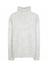 Frame Mohair And Wool Blend Turtleneck Sweater