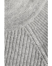 Vince Ribbed Wool And Cashmere Blend Turtleneck Sweater