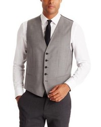 Hugo Boss Westin Regular Fit Italian Wool Vest 42l Black