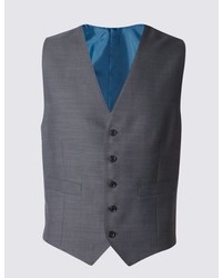 Marks and Spencer Grey Tailored Fit Waistcoat