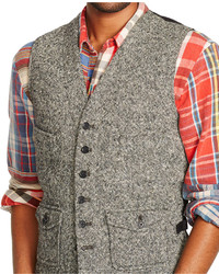Denim & Supply Ralph Lauren Wool Tweed Workwear Vest