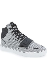 Grey Woven Sneakers