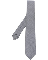 Grey Woven Wool Tie