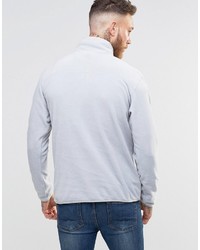 The North Face 100 Glacier 14 Zip Fleece In Light Gray