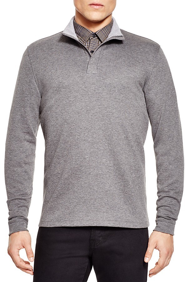 hugo boss quarter zip pullover