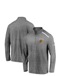 FANATICS Branded Heathered Gray Boston Bruins Special Edition Quarter Zip Jacket In Heather Gray At Nordstrom