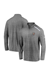 FANATICS Branded Heathered Gray Vegas Golden Knights Special Edition Quarter Zip Jacket In Heather Gray At Nordstrom