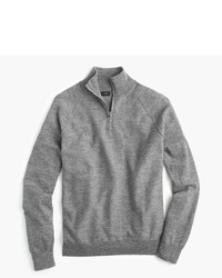 J.Crew Cotton Half Zip Sweater