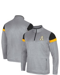 Colosseum Gray Appalachian State Mountaineers Bingo Quarter Zip Jacket At Nordstrom