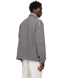 F/CE Gray Boa Sweater