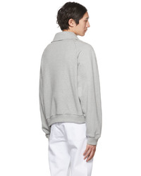 Recto Gray Half Zip Sweater