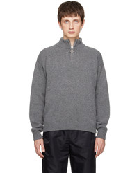 Han Kjobenhavn Gray Half Zip Sweater