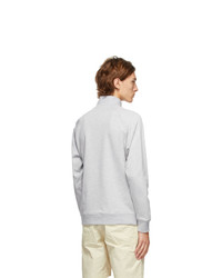 Norse Projects Grey Alfred Zip Up Sweater