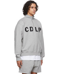 CDLP Grey Heavy Terry Half Zip Sweater