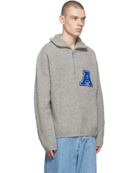Axel Arigato Grey Wool Sweatshirt