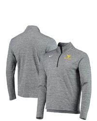 Nike Heathered Charcoal West Virginia Mountaineers Trust The Climb Pacer Quarter Zip Pullover Jacket In Heather Charcoal At Nordstrom