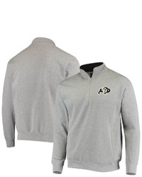 Colosseum Heathered Gray Colorado Buffaloes Tortugas Logo Quarter Zip Jacket In Heather Gray At Nordstrom