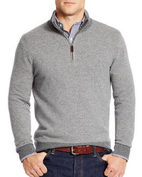 Polo Ralph Lauren Herringbone Merino Half Zip Sweater