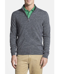 Malo Lupetto Quarter Zip Cashmere Sweater