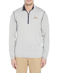 Cutter & Buck Meridian Los Angeles Chargers Regular Fit Half Zip Pullover