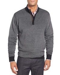 Peter Millar Quarter Zip Merino Wool Sweater