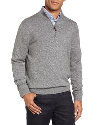 Nordstrom Shop Half Zip Cotton Cashmere Pullover