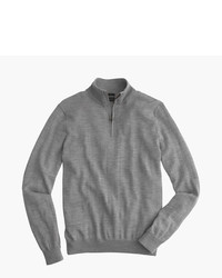 J.Crew Slim Merino Wool Half Zip Sweater