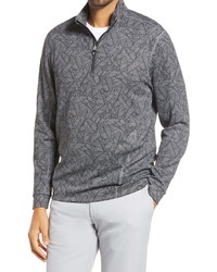 Cutter & Buck Traverse Stretch Print Half Zip Pullover