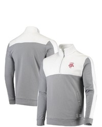 Under Armour White Wisconsin Badgers Game Day All Day Fleece Half Zip Jacket At Nordstrom