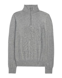 Suitsupply Wool Cashmere Half Zip Pullover