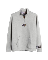 BOSS X Nba Zone Los Angeles Lakers Quarter Zip Pullover