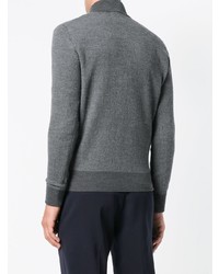 Canali Zipped Long Sleeve Sweater