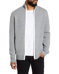 BOSS Badolfo Zip Wool Blend Sweater