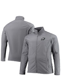 Dunbrooke Charcoal Philadelphia Eagles Big Tall Sonoma Softshell Full Zip Jacket In Graphite At Nordstrom