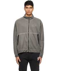 Nike Grey Sportswear Jersey Zip Sweater