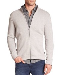 Hugo Boss Scavo Reversible Full Zip Cotton Sweater