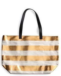 Horizontal Striped Tote Bag