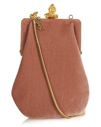 Saint Laurent Bijoux Velvet Shoulder Bag