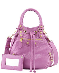 Balenciaga Giant 12 Mini Pompon Bag Rose, $1,098 Neiman Marcus | Lookastic