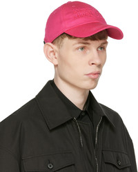 Alexander McQueen Pink Logo Cap