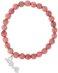 Hot Pink Beaded Bracelet