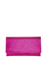 Hot Pink Beaded Clutch