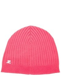 Courreges Courrges Ribbed Beanie Hat