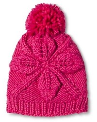 Moonshadow Knit Beanie Hat With Pom Pom